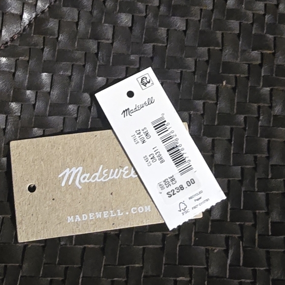 Madewell Dark Brown Woven Hobo Bag - Picture 5 of 8